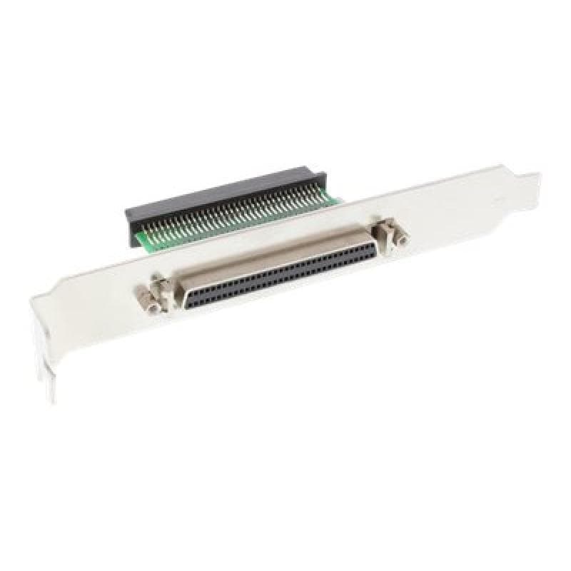 INLINE SCSI III U320 Slotblech 68pol mini Sub D Bu/Bu, innen/außen