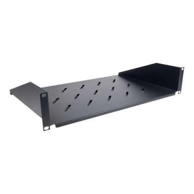 INTERTECH 19″ Boden SW-2U-300, 89x480x300mm, RAL 9005