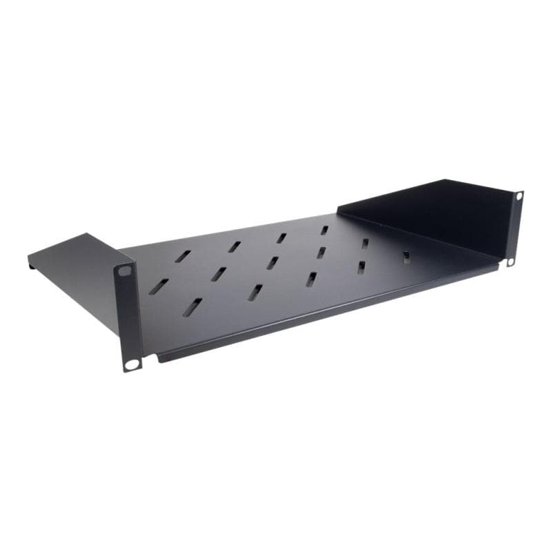 INTERTECH 19″ Boden SW-2U-300, 89x480x300mm, RAL 9005