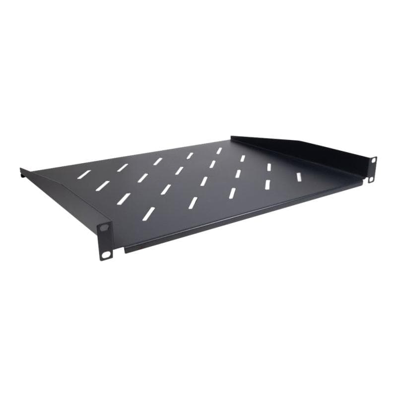 INTERTECH 19″ Boden SW-1U-350, 45x480x300mm, RAL 9005