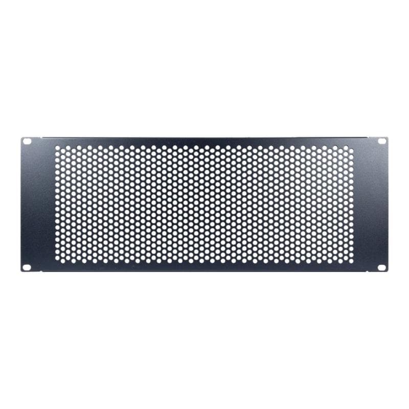 INTERTECH IPC 19″ Lochblende 4HE,178x482x11mm, RAL 9005