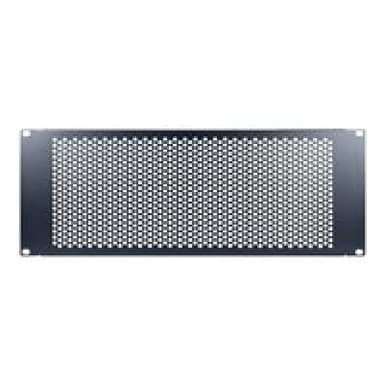 INTERTECH IPC 19″ Lochblende 4HE,178x482x11mm, RAL 9005
