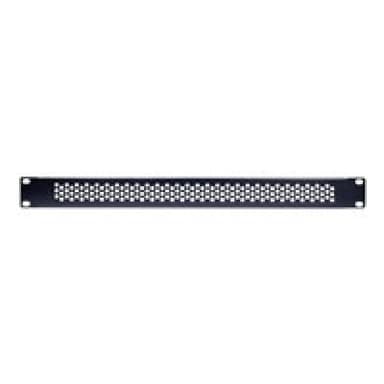 INTERTECH IPC 19″ Lochblende 1HE, 45x482x11mm, RAL 9005