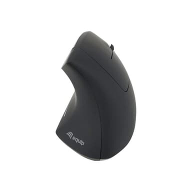 EQUIP Ergonomic Maus wireless Links und Rechtshänder schwarz