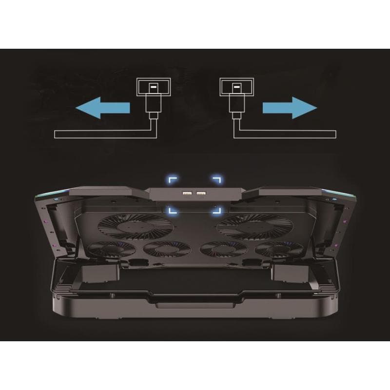 CONCEPTRONIC 6-Fan Cooling Pad (17.0″)/ Ergonomisch Gaming