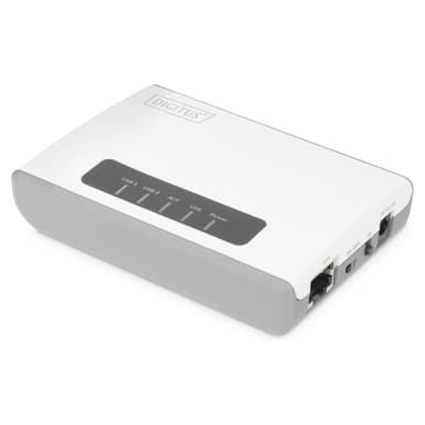 DIGITUS 2-Port USB2.0 Wireless Multif. Netw.Server,300Mbps