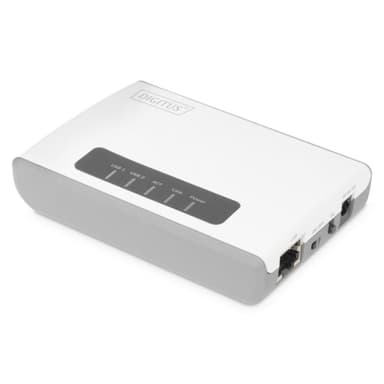 DIGITUS 2-Port USB2.0 Wireless Multif. Netw.Server,300Mbps