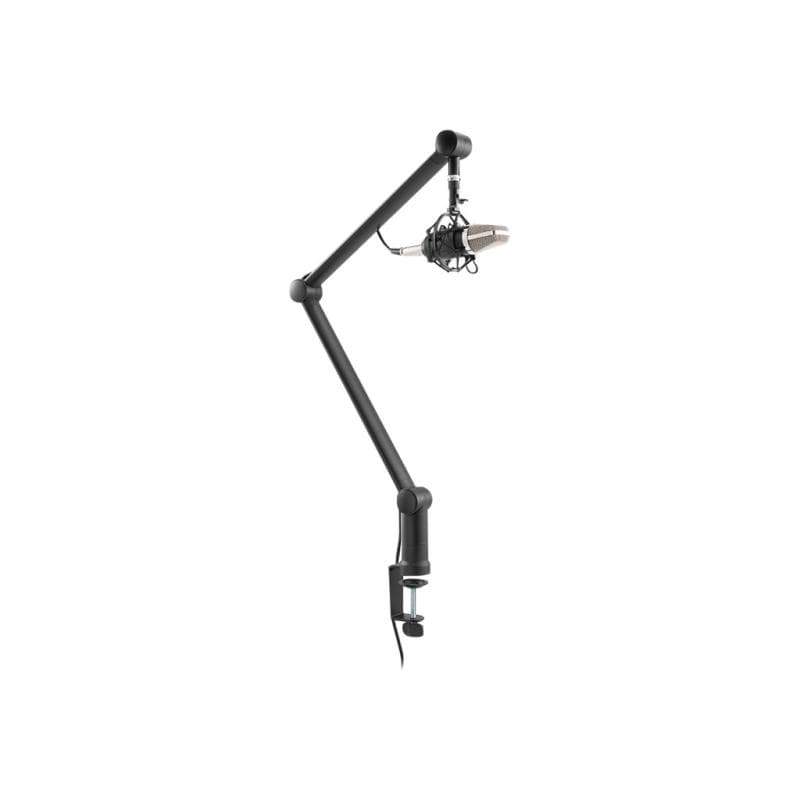 LOGILINK Professional Microphone Boom Arm Stand, black
