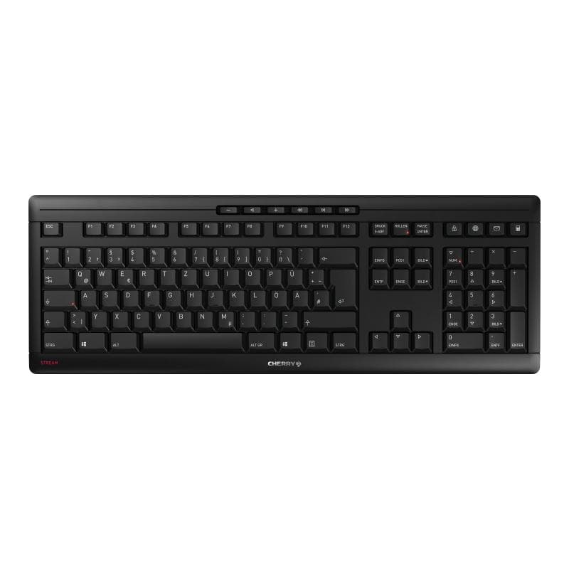 CHERRY Stream Keyboard Wireless Black (DE)