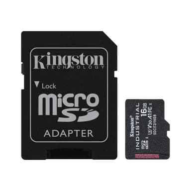 KINGSTON Card Kingston Ind. MicroSD +ADP 16GB pSLC