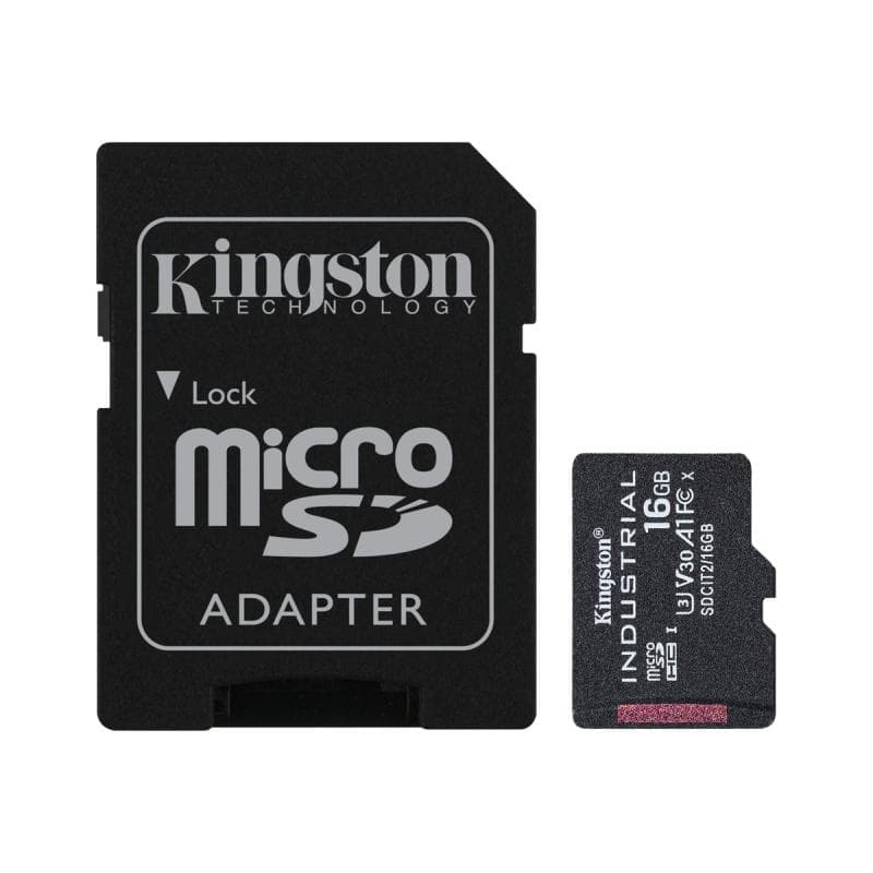 KINGSTON Card Kingston Ind. MicroSD +ADP 16GB pSLC