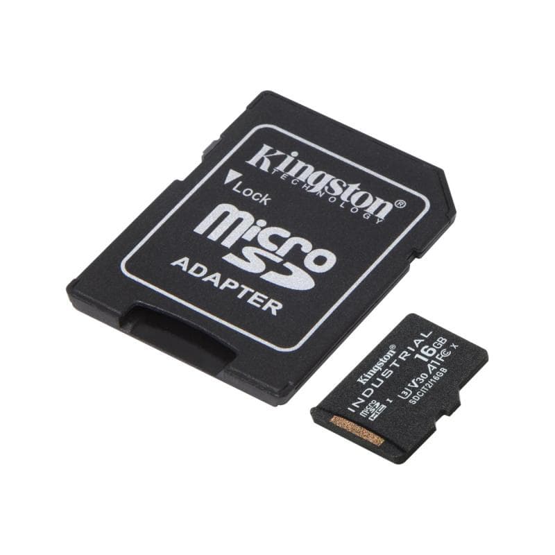 KINGSTON Card Kingston Ind. MicroSD +ADP 16GB pSLC