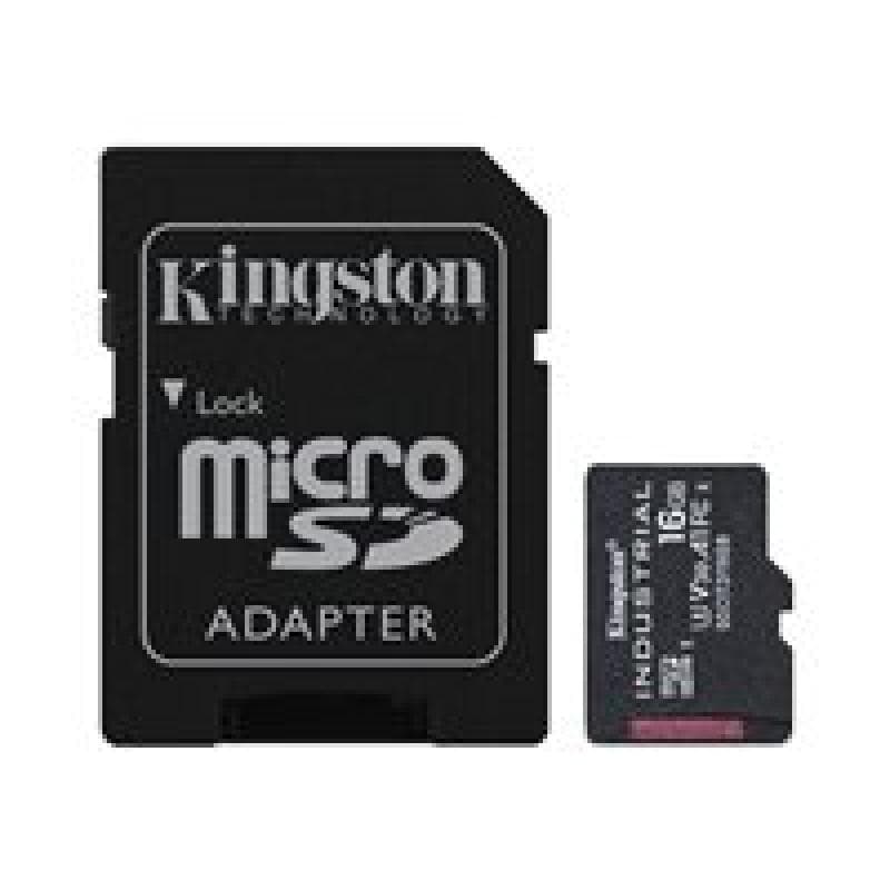 KINGSTON Card Kingston Ind. MicroSD +ADP 16GB pSLC
