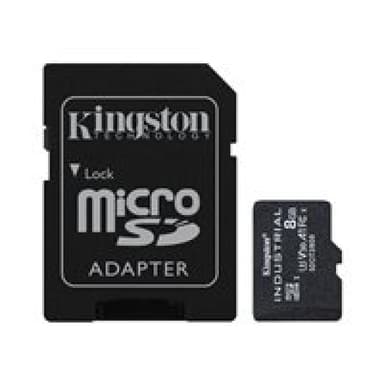KINGSTON Card Kingston Ind. MicroSD +ADP  8GB pSLC