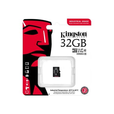 KINGSTON 32GB microSDHC Industrial C10 A1 pSLC