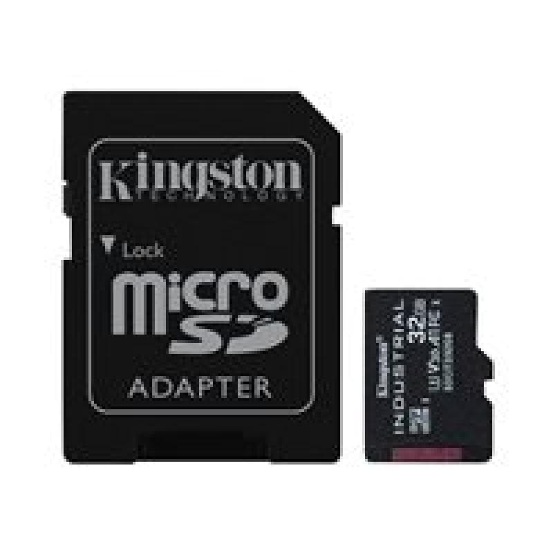 KINGSTON 32GB microSDHC Industrial C10 A1 pSLC