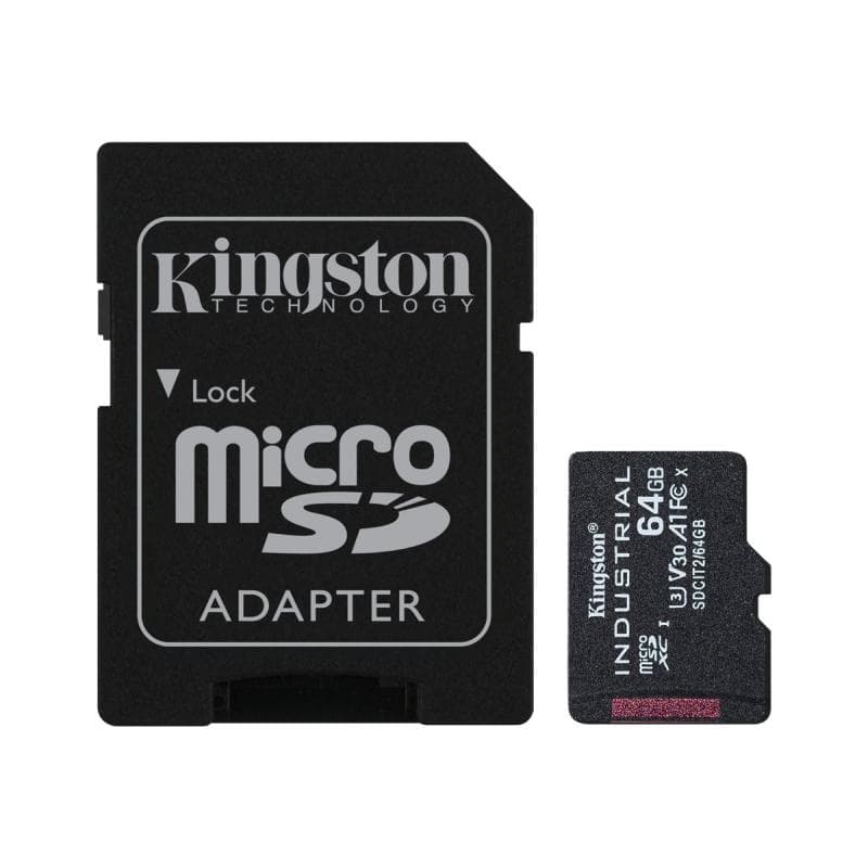 KINGSTON 64GB microSDXC Industrial C10 A1