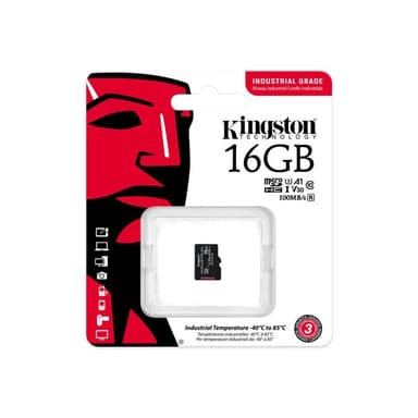 KINGSTON 16GB microSDHC Industrial C10 A1