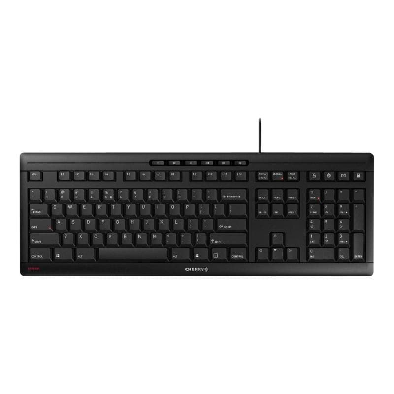 CHERRY TAS STREAM KEYBOARD WIRELESS BLACK CH-Layout