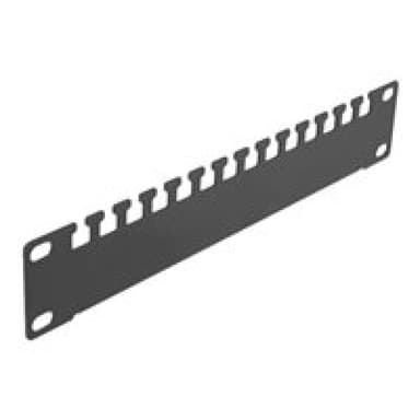 DELOCK 10? Kabelabfangschiene 1 HE schwarz