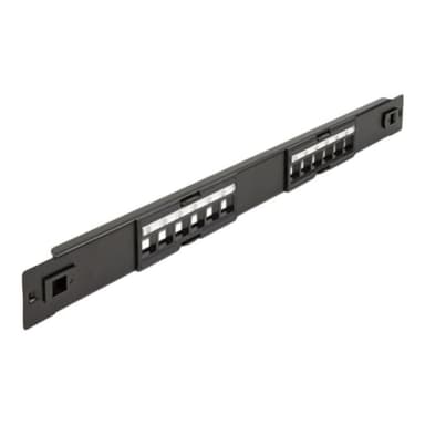 DELOCK 19? Keystone Patchpanel 12 Port werkzeugfrei