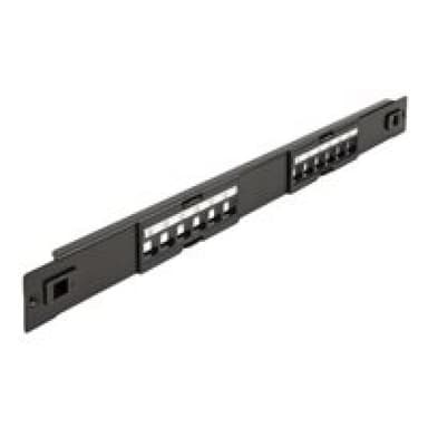 DELOCK 19? Keystone Patchpanel 12 Port werkzeugfrei
