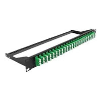 DELOCK 19? LWL Patchpanel 24 Port LC Quad grün