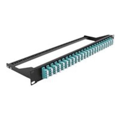 DELOCK 19? LWL Patchpanel 24 Port LC Quad aqua