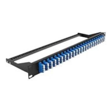 DELOCK 19? LWL Patchpanel 24 Port LC Quad blau