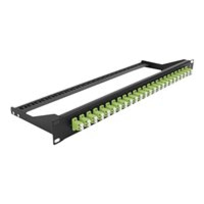 DELOCK 19? LWL Patchpanel 24 Port LC Duplex lindgrün