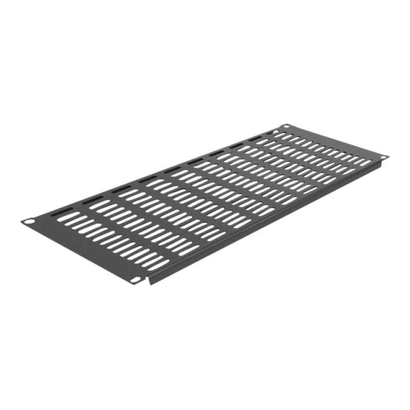 DELOCK 19? Netzwerkschrank Panel mit Lüftungsschlitzen horizontal 4 HE schwarz