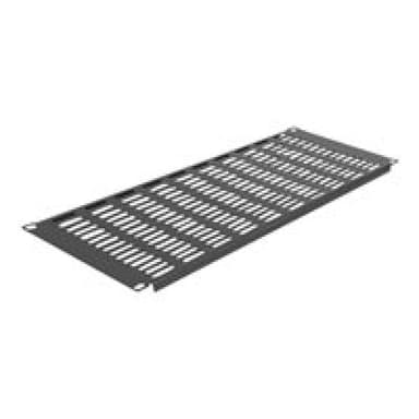 DELOCK 19? Netzwerkschrank Panel mit Lüftungsschlitzen horizontal 4 HE schwarz