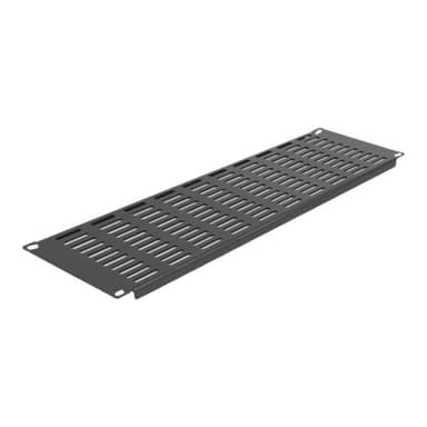 DELOCK 19? Netzwerkschrank Panel mit Lüftungsschlitzen horizontal 3 HE schwarz