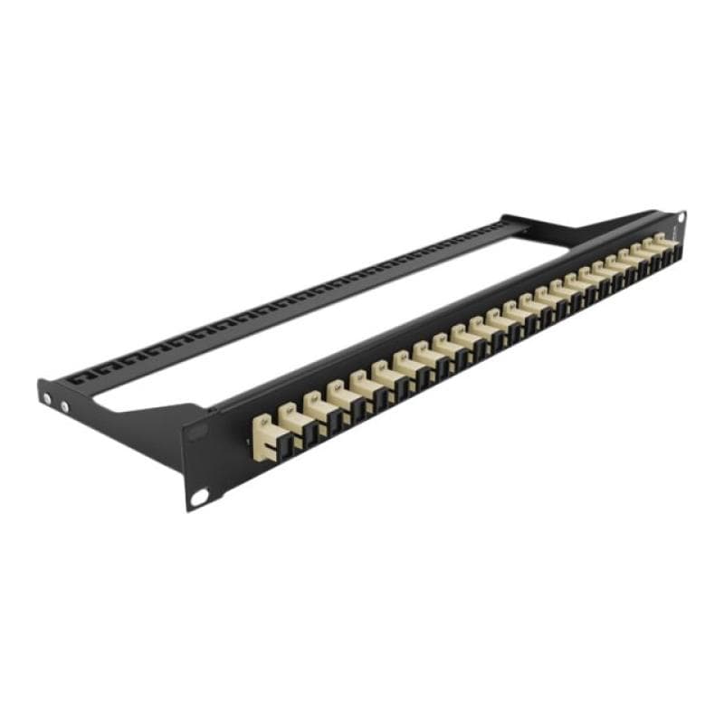DELOCK 19? LWL Patchpanel 24 Port SC Simplex beige