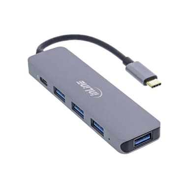 INLINE USB 3.2 USB-Typ C Multi Hub (4x USB-A 5Gb/s + USB Typ-C (Data/PD 87W), OTG