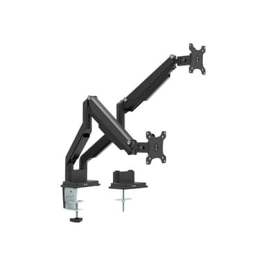 INLINE Tischhalterung mit Lifter und USB/Audio, beweglich, für zwei Monitore bis 81cm (32″)