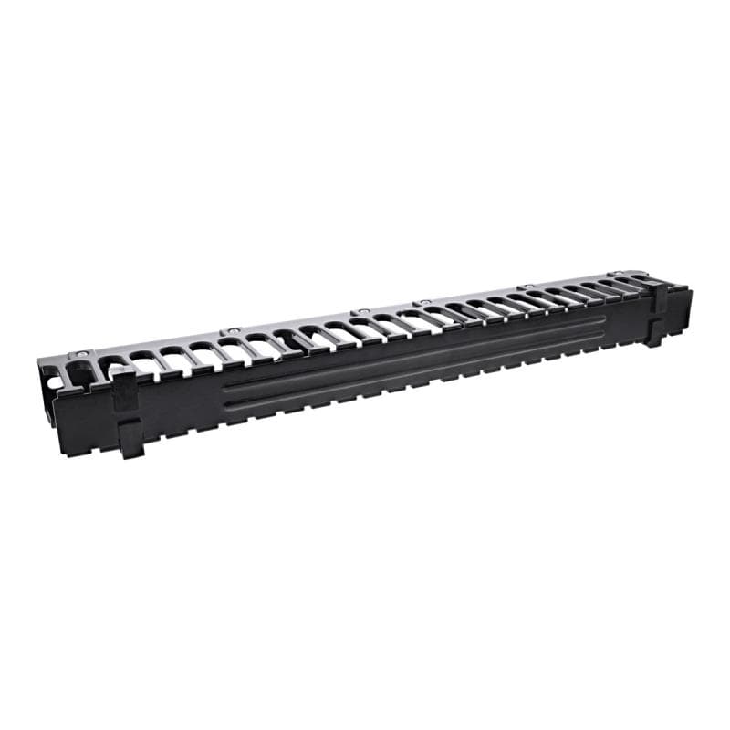 INLINE 19″ Kabel-Rangierpanel, 1HE, RAL 9005, schwarz