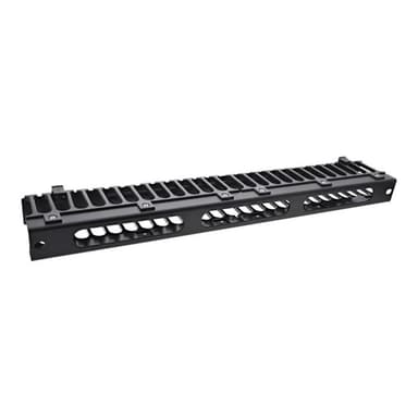 INLINE 19″ Kabel-Rangierpanel, 1HE, RAL 9005, schwarz