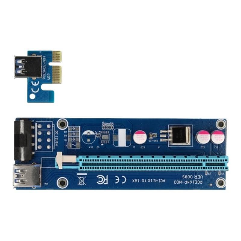 DELOCK Riser C. PCIe x1>x16+16cm USB | 41430