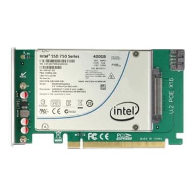 DELOCK PCIe x16 > 1 xint. U.2 NVMe | SFF-8639