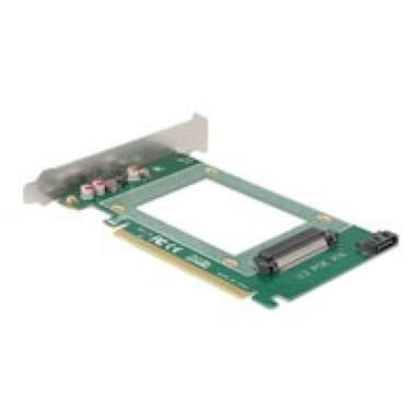 DELOCK PCIe x16 > 1 xint. U.2 NVMe | SFF-8639