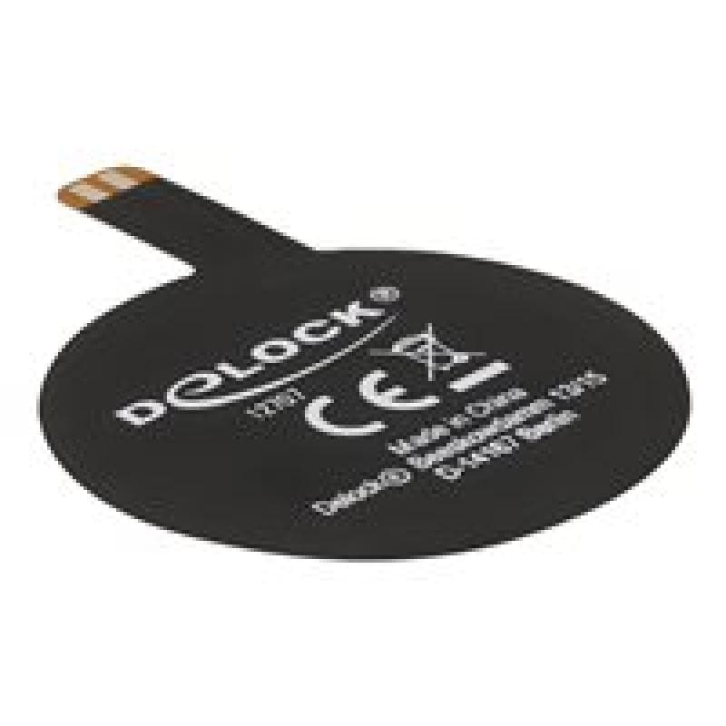 DELOCK NFC 13,56 MHz Antenne SMT FPC rund intern schwarz Klebemontage