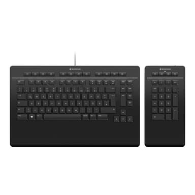 3DCONNEXION Keyboard Pro with Numpad, Deutsch (QWERTZ)