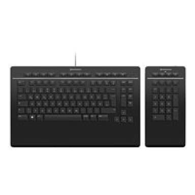 3DCONNEXION Keyboard Pro with Numpad, Deutsch (QWERTZ)