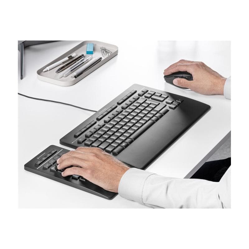 3DCONNEXION Keyboard Pro with Numpad, US-International (QWERTY)