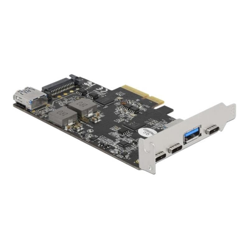 DELOCK PCIe x4>3xUSB-C+2xUSB-A SS LP | 90060