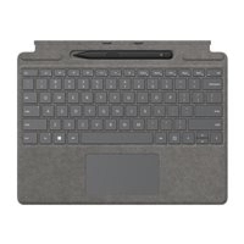 MICROSOFT MS Surface Pro8 TypeCover + Pen Bundle Platinum Silber Französisch