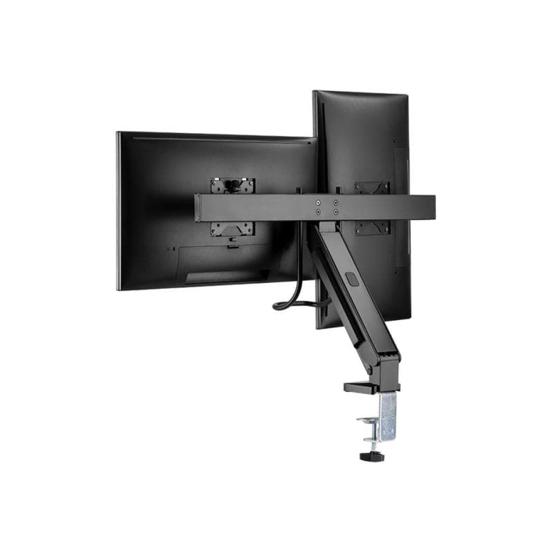 LOGILINK Dual Monitor mount, 17″-27″, steel, space-saving