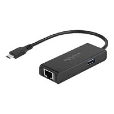DELOCK USB Type-C Adapter zu 25 Gigabit LAN mit USB Typ-A Buchse