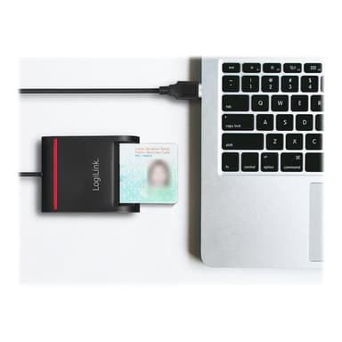 LOGILINK LOGICNOW (ALT) USB 2.0 Smart ID Cardreader, black
